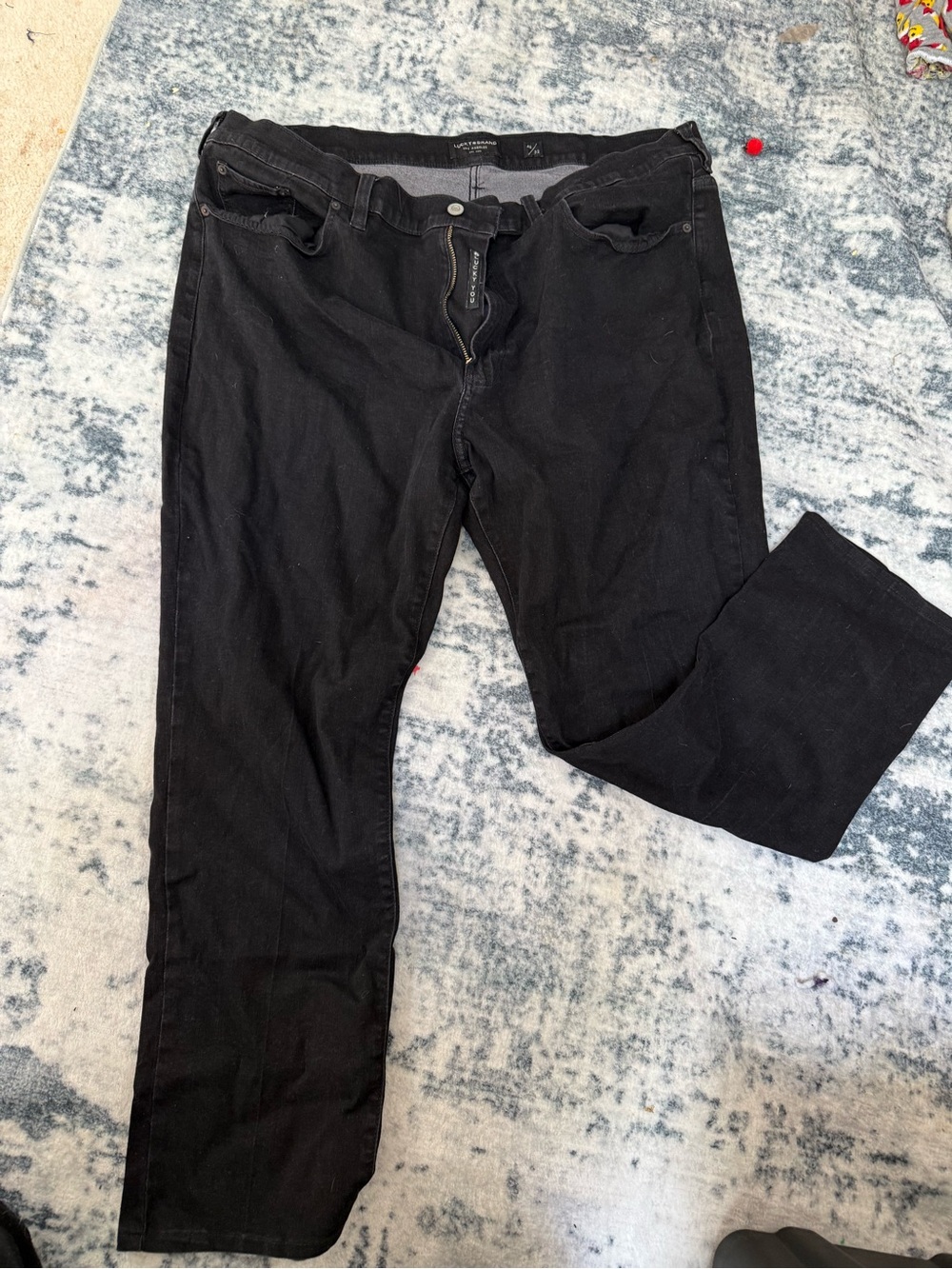 Lucky Brand Men's Black Straight Jeans